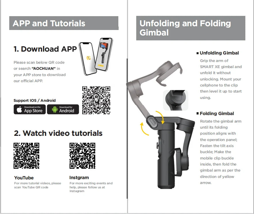 Stabilisateur de cardan intelligent